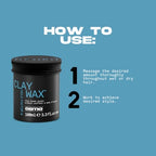 Osmo Clay Extreme | Beeswax for Firm & Flexible hold | Texture and Volume. 100ml. - Damaged Box