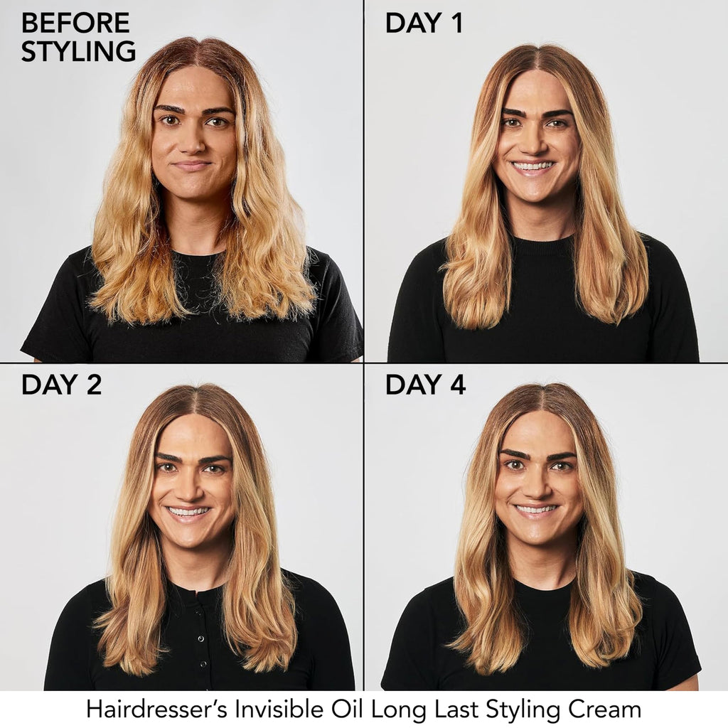 Bumble and bumble. Hairdresser's Invisible Oil Long Last Styling Cream | Hydrating, Anti Frizz, Color Safe | Curly, Wavy, Straight | With Argan Oil, Coconut Oil + Grapeseed Oil, 200 ml