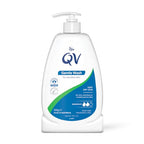 QV Gentle Wash (500g) for Dry, Sensitive Skin, pH Balanced, Unscented, Soap Free, Moisturising Soap alternative that lathers for Dry Skin Eczema, Psoriasis, Dermatitis for whole body - BBE 02/2031