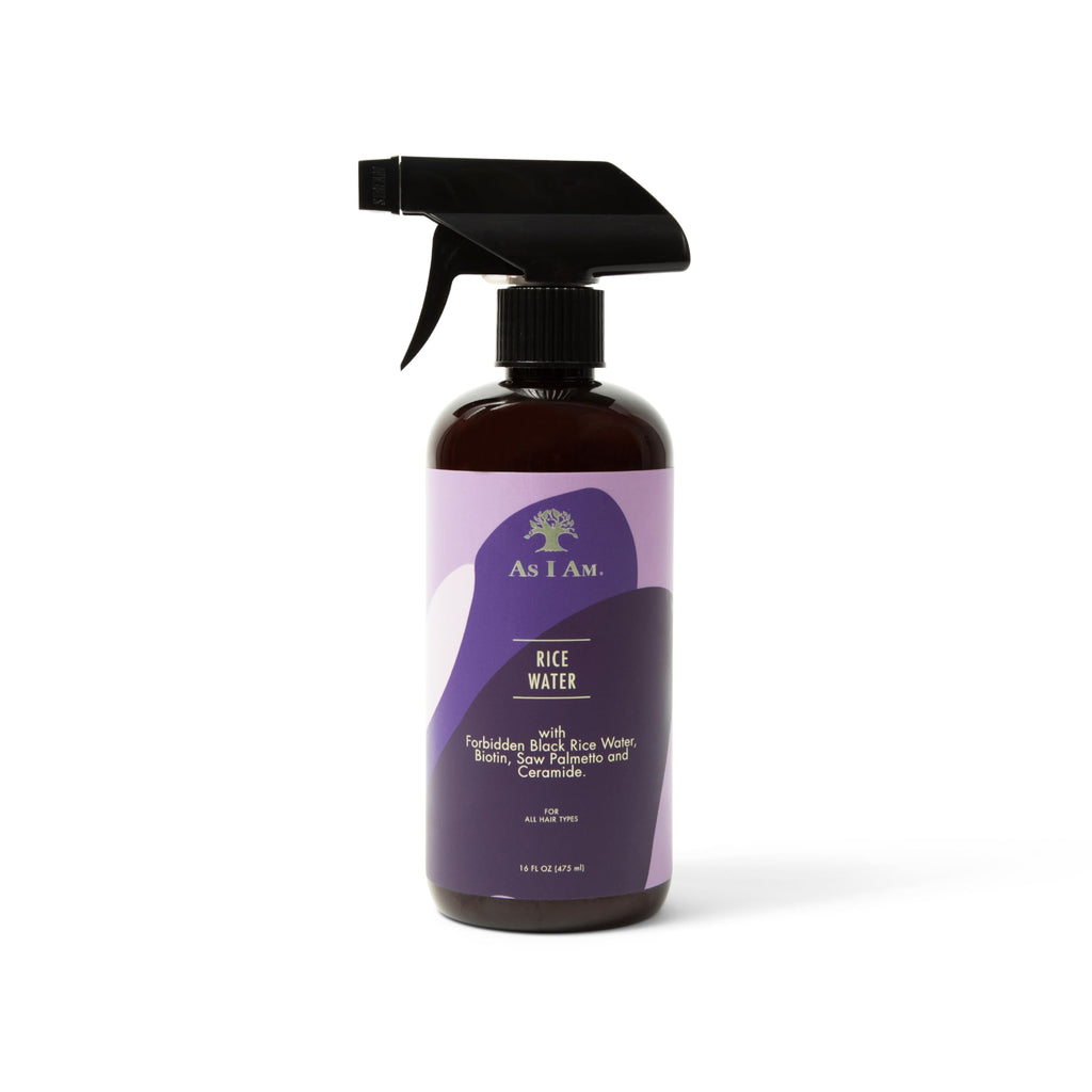 As I Am Rice Water Spray - Strengthening Leave-In Treatment for Hair Growth 16oz - Damaged Box