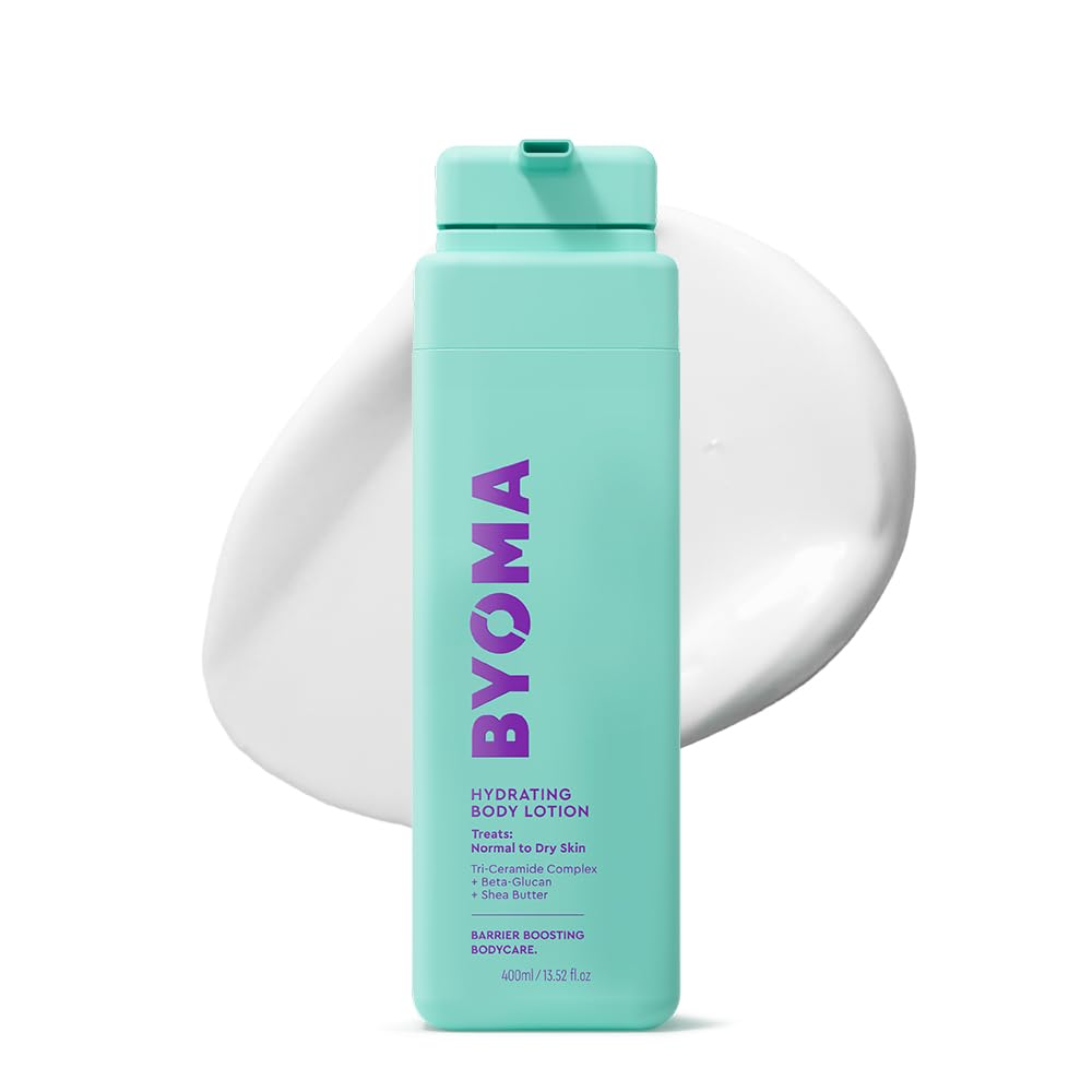 BYOMA Brightening Body Lotion (400ml) For Dull, Dehydrated Skin - Creamy Body Lotion with Niacinamide and Urea - Brightens and Evens Skin Tone