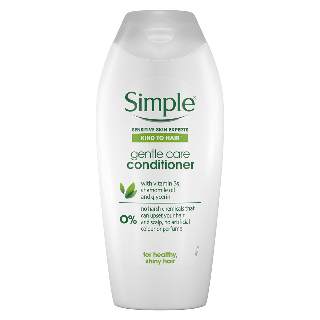 Simple Gentle Care Conditioner 6x 400ml - Hydrating Hair Care Bulk Pack