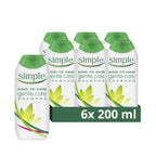 Simple Gentle Care Conditioner 6x 400ml - Hydrating Hair Care Bulk Pack