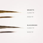 Thicker Brow Pen Duo, Dual Ended Pen Micro Tip & Classic Tip, Smudge Proof, Water Resistant, Vegan & Cruelty Free (Brunette) - Damaged Box