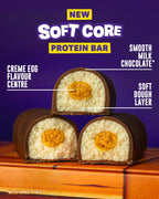 Grenade Soft Core Protein Bar - Creme Egg Flavour, High Protein, Low Sugar, 18 x 45g - Damaged Box - BBE 12/2026