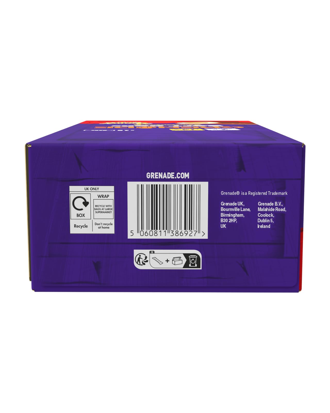 Grenade Soft Core Protein Bar - Creme Egg Flavour, High Protein, Low Sugar, 18 x 45g - Damaged Box - BBE 12/2026