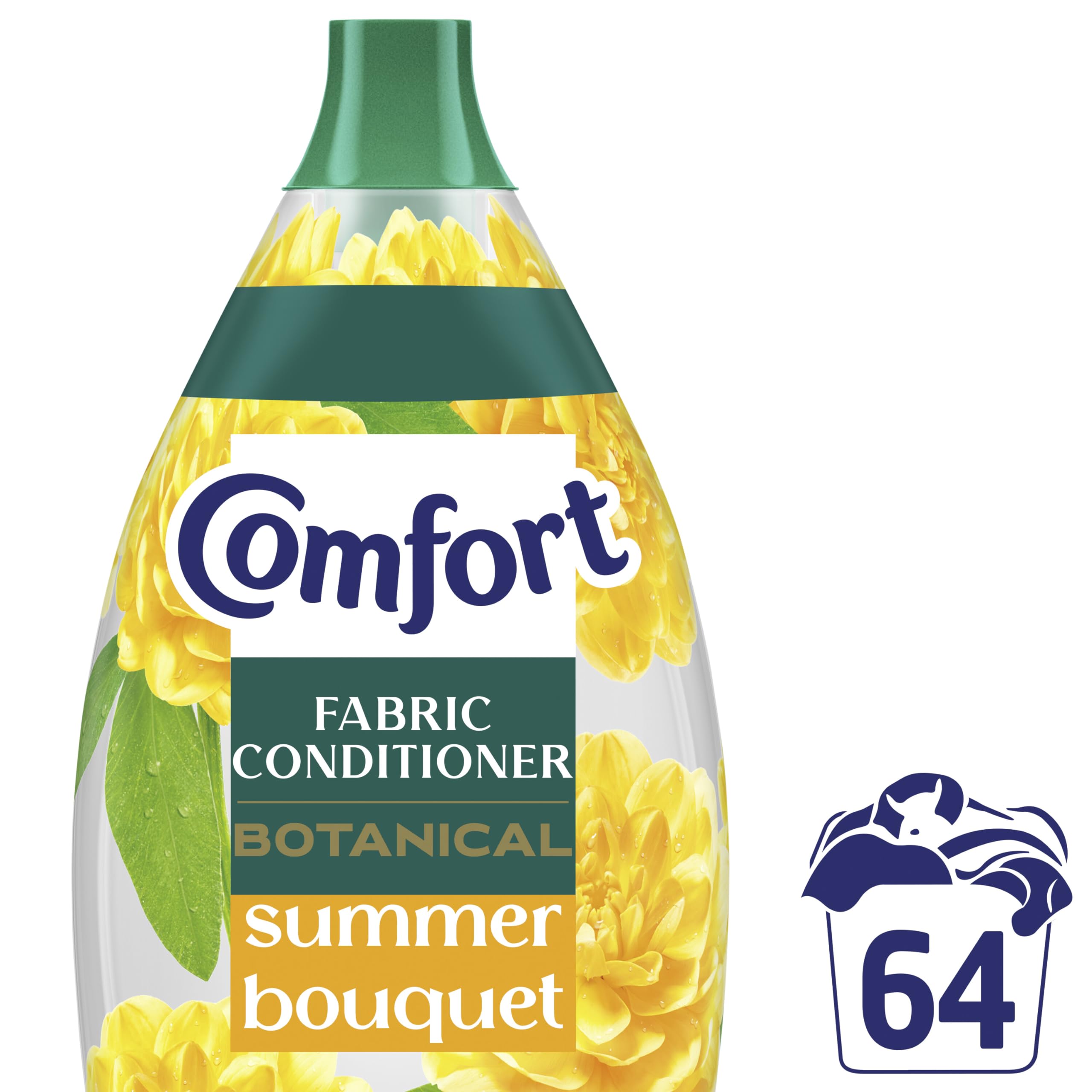 Comfort Botanical Summer Bouquet Fabric Conditioner 960ml - 64 Washes - CrystalFresh Softener