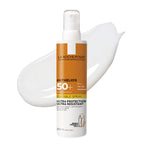La Roche-Posay Anthelios Invisible Spray SPF50+, Very High Sun Protection Body Sunscreen, UVA UVB Protection, Water Resistant, Shea Butter, Lightweight Finish, 200ml
