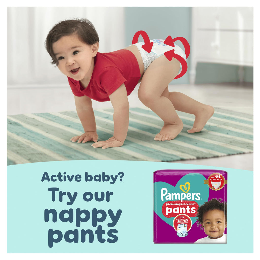 Pampers Premium Protection New Baby Nappies Size 2, 240 Count, 4-8kg Monthly Pack - Damaged Box