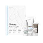 The Ordinary Face & Body Set - Niacinamide 5% Emulsion, Natural Moisturizing Factors + Inulin Lotion, Hyaluronic Acid