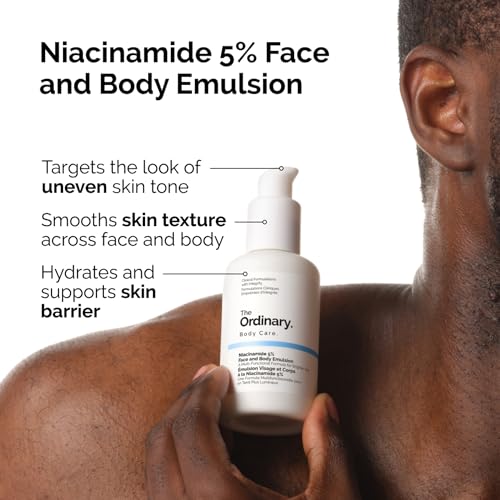 The Ordinary Face & Body Set - Niacinamide 5% Emulsion, Natural Moisturizing Factors + Inulin Lotion, Hyaluronic Acid