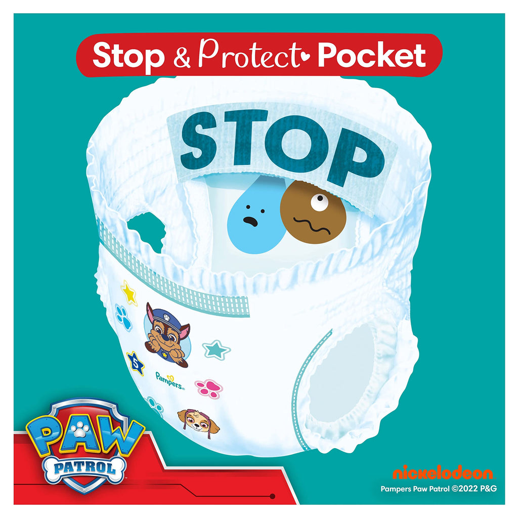 Pampers Baby-Dry Paw Patrol Nappy Pants Size 5 - 160 Nappies - Bulk Pack - Damaged Box