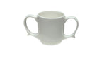 NRS Healthcare Wade Dignity Two Handled Mug - White, Adaptive Drinking Cup, Disability Aid, Elderly Care - Very Good