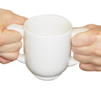 NRS Healthcare Wade Dignity Two Handled Mug - White, Adaptive Drinking Cup, Disability Aid, Elderly Care - Very Good