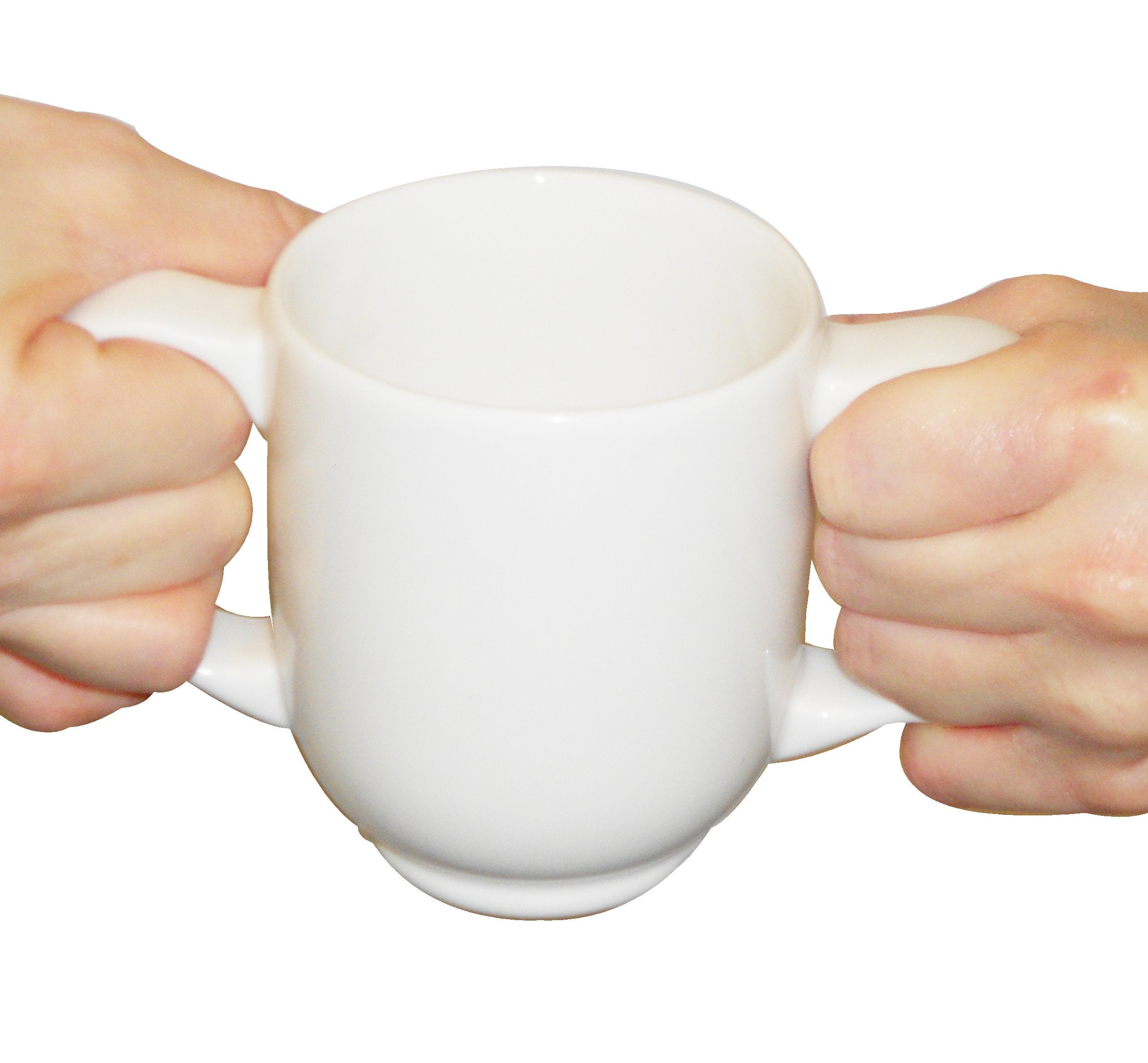 NRS Healthcare Wade Dignity Two Handled Mug - White, Adaptive Drinking Cup, Disability Aid, Elderly Care - Very Good
