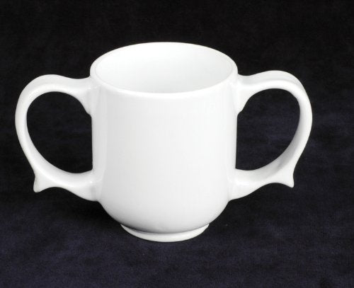 NRS Healthcare Wade Dignity Two Handled Mug - White, Adaptive Drinking Cup, Disability Aid, Elderly Care - Very Good