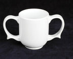 NRS Healthcare Wade Dignity Two Handled Mug - White, Adaptive Drinking Cup, Disability Aid, Elderly Care - Very Good
