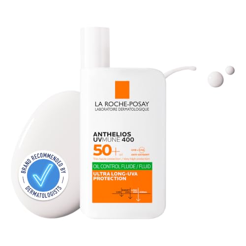 La Roche-Posay Anthelios UVMune 400 Oil Control Invisible Fluid SPF50+ Mattifying Sunscreen 50ml