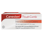 Canesten Thrush Combi Pessary & External Cream for Thrush Treatment | Clotrimazole | Two-Step Complete Relief Thrush Treatment - BBE 12/2027