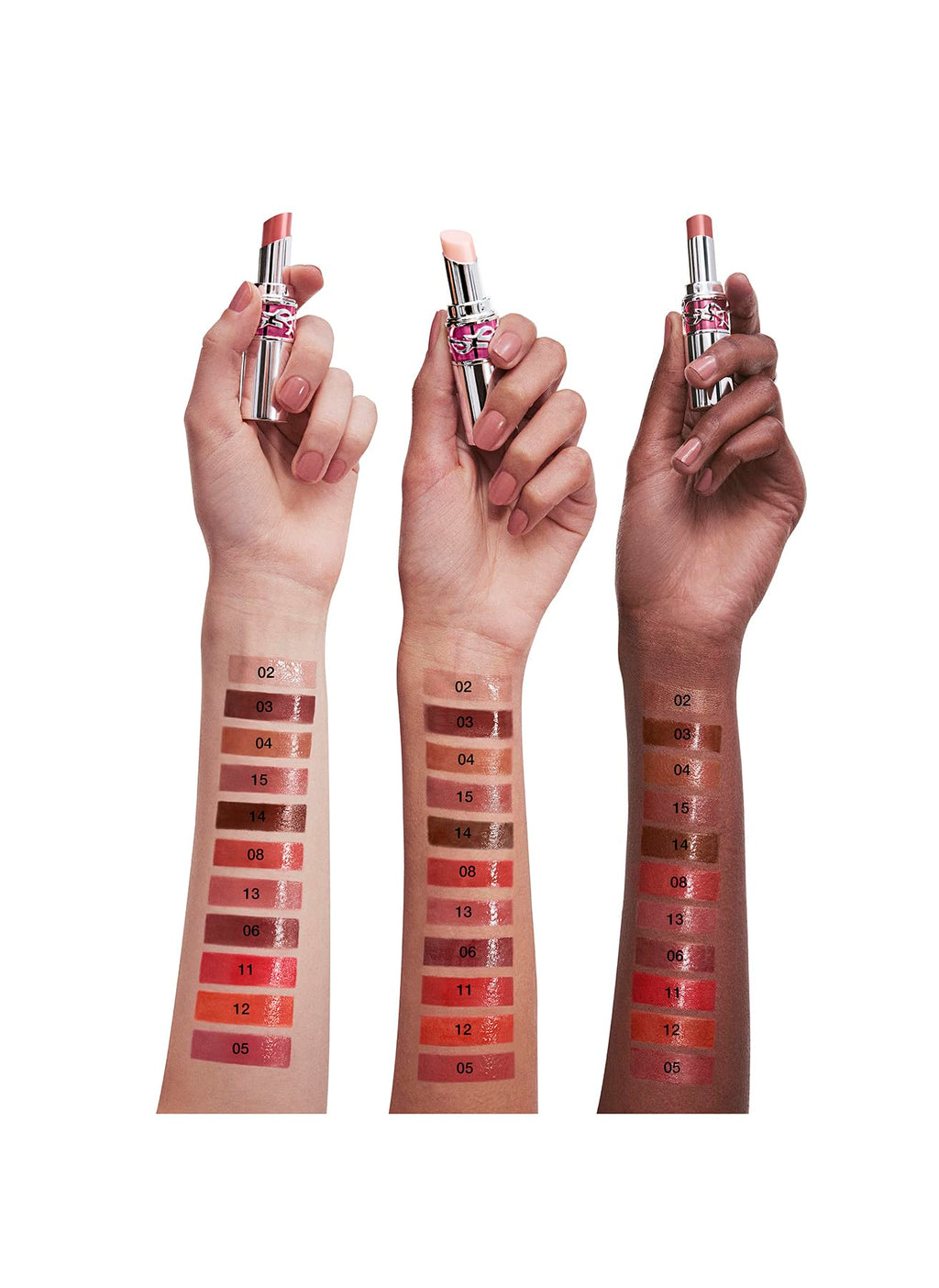YVES SAINT LAURENT Rouge Volupte Candy Glaze Double Care Balm - 5 Pink Satisfaction 3,2 g