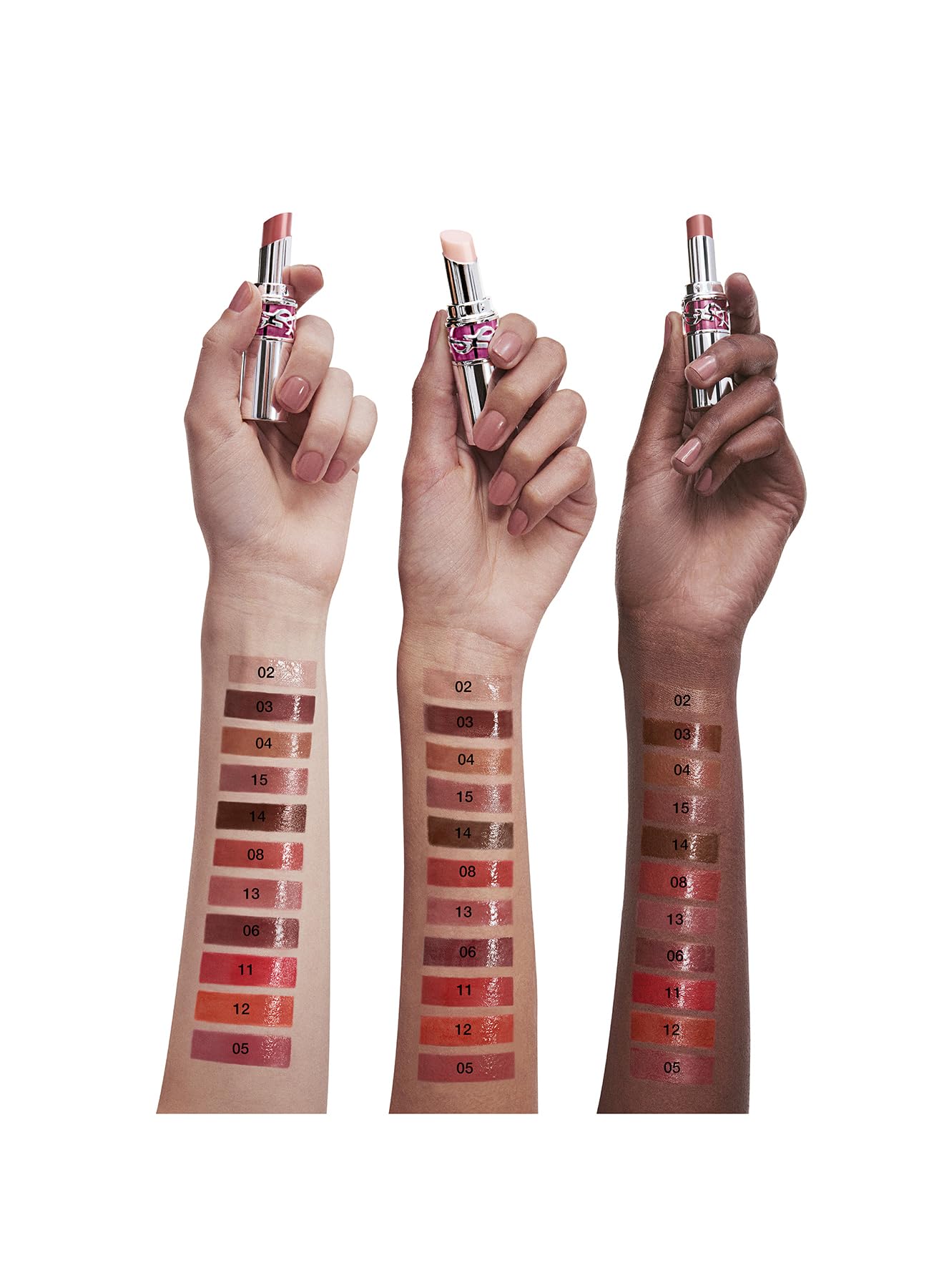 YVES SAINT LAURENT Rouge Volupte Candy Glaze Double Care Balm - 5 Pink Satisfaction 3,2 g