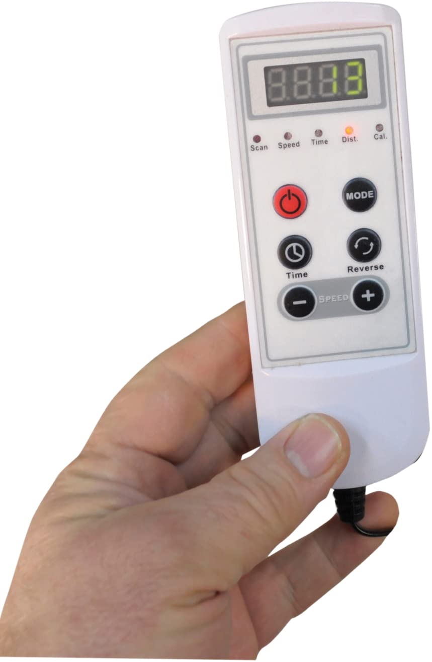 Aidapt Power Assisted Portable Low Joint impact Fitness Rehabilitation Pedal Cycle Exerciser with Low Noise, Speed Control and Remote LCD Display for Leg and Arm Exercises, White - Damaged Box