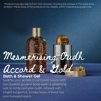 Molton Brown Mesmerising Oudh Accord & Gold Bath & Shower Gel 300ml Luxury Body Wash