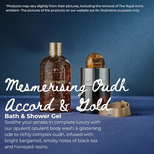 Molton Brown Mesmerising Oudh Accord & Gold Bath & Shower Gel 300ml Luxury Body Wash