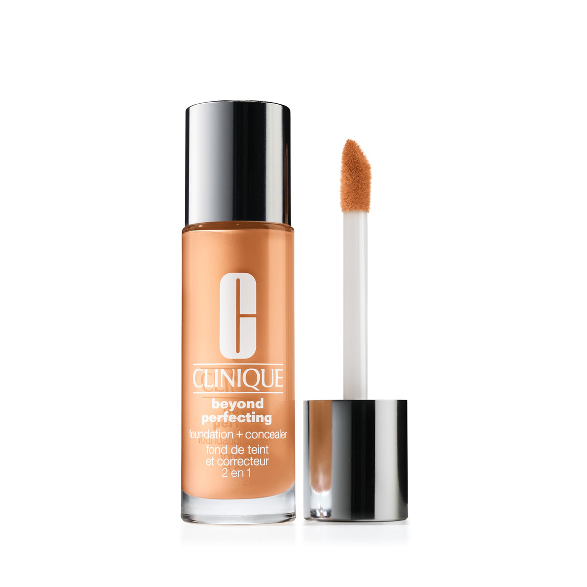 Clinique Beyond Perfecting Liquid Foundation + Concealer - CN 58 Honey - Full Coverage Dry Combination Oily Skin - New