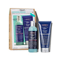 Kiehl's Men's Skincare Set - Refreshing Remedies Invigorating Facial Treatment, Wash 250ml & Moisturiser 200ml - Damaged Box
