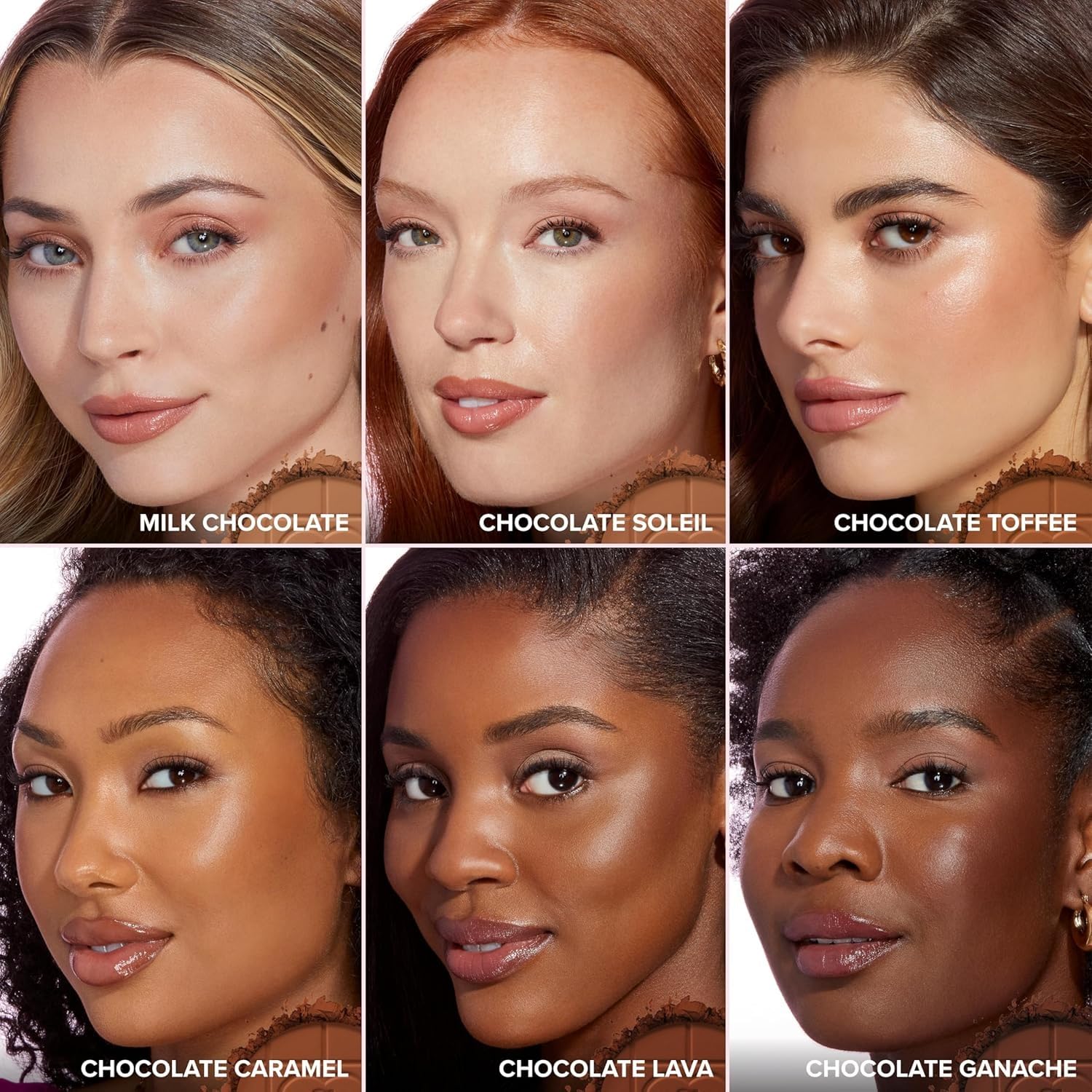 Too Faced Chocolate Soleil Matte Bronzer - Milk Chocolate - Blurring Face Makeup - Damaged Box