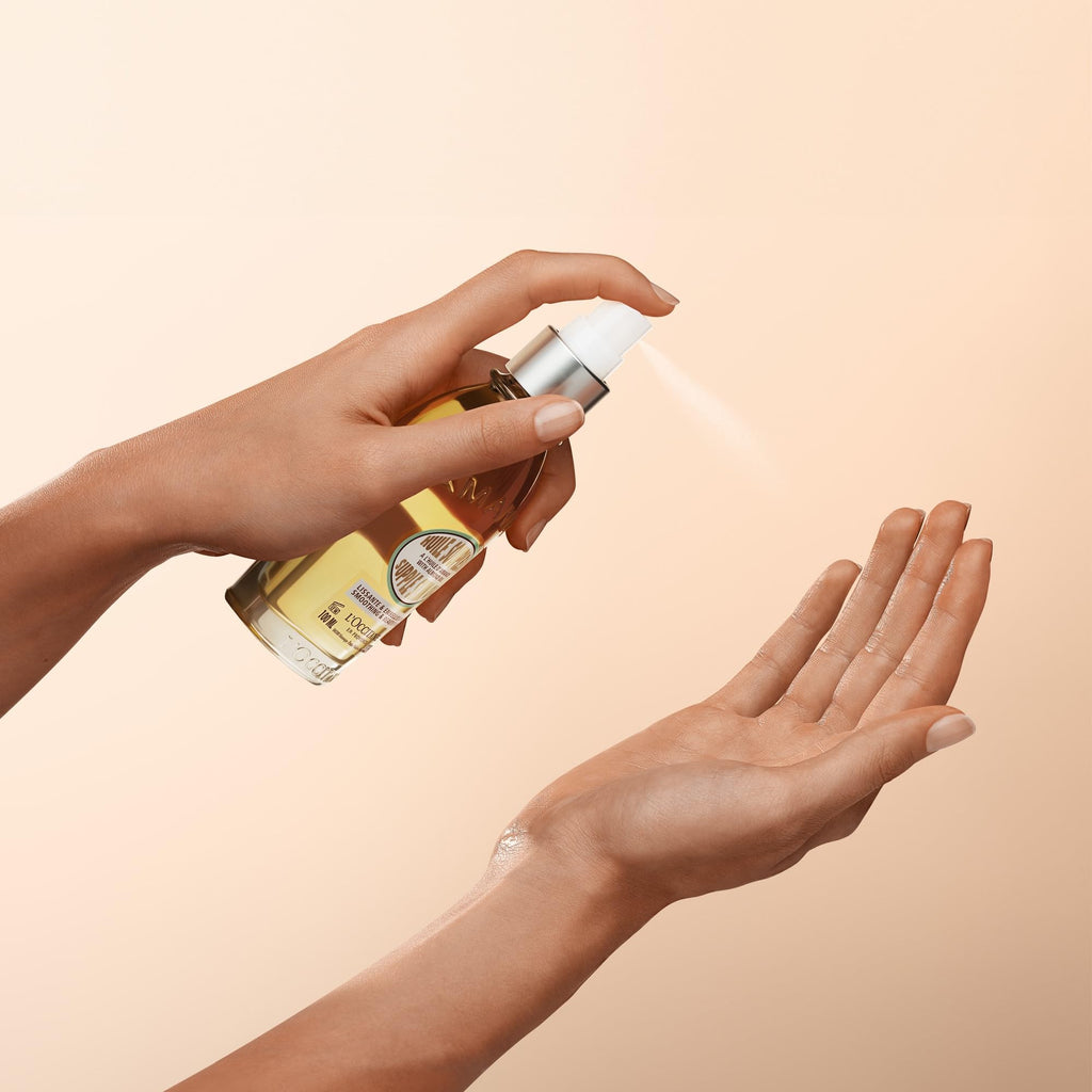 L'OCCITANE Almond Supple Skin Oil 100ml – Vegan Body Oil for Deep Hydration & Glow – Fast-Absorbing Luxury Skincare - Damaged Box