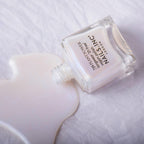 Nails Inc Plant Power Nail Polish, Glowing Somewhere, White Shimmer, 73% Plant-Based, Long Wearing, Quick Dry, High Shine Gel Like Finish, 21-Free, Vegan & Cruelty Free Nail Polish, 14 ML - Damaged Box