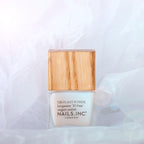 Nails Inc Plant Power Nail Polish, Glowing Somewhere, White Shimmer, 73% Plant-Based, Long Wearing, Quick Dry, High Shine Gel Like Finish, 21-Free, Vegan & Cruelty Free Nail Polish, 14 ML - Damaged Box
