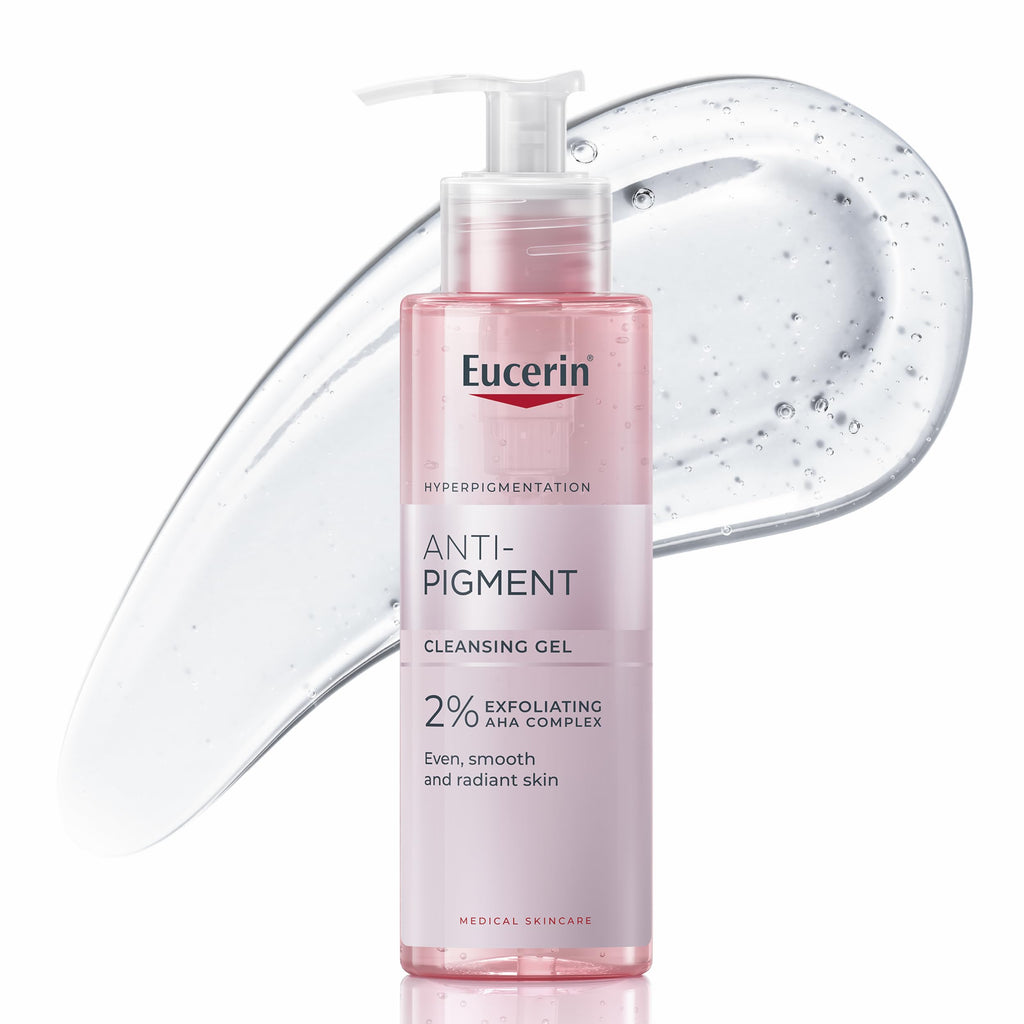 Eucerin Anti-Pigment Cleansing Gel 200ml, Gel Cleanser to Reduce Appearance of Dark Spots, Exfoliating Cleanser for Treatment of Hyperpigmentation - Damaged Box