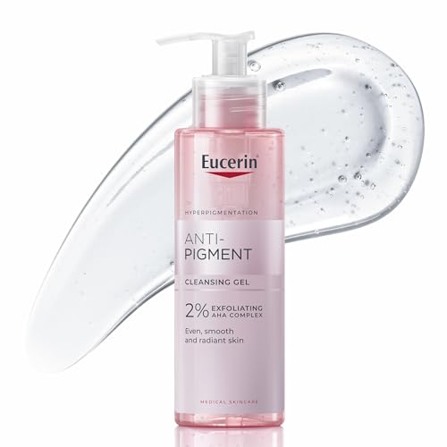 Eucerin Anti-Pigment Cleansing Gel 200ml, Gel Cleanser to Reduce Appearance of Dark Spots, Exfoliating Cleanser for Treatment of Hyperpigmentation - Damaged Box