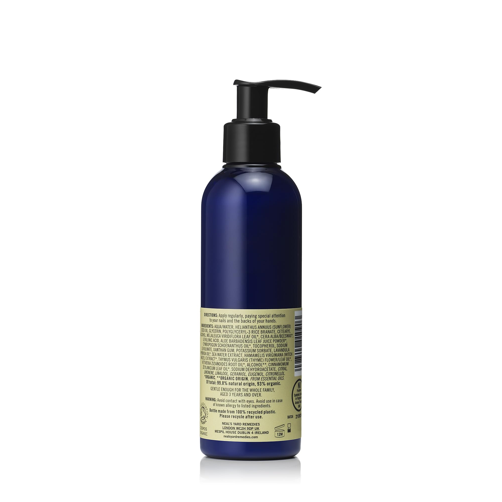Neal's Yard Remedies Defend and Protect Hand Lotion | Conditions for Beautifully Soft Skin | 185ml