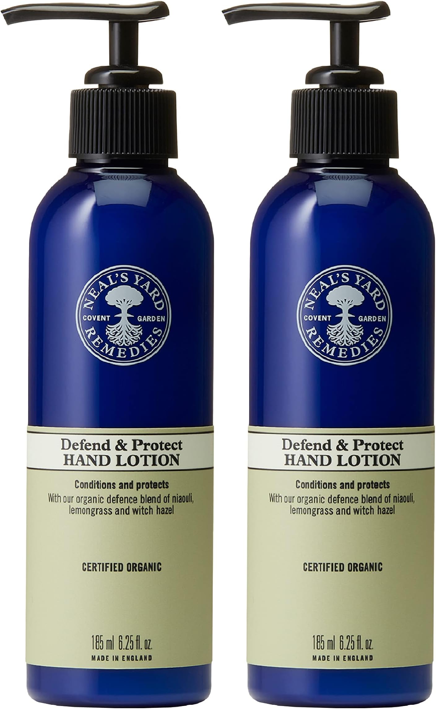 Neal's Yard Remedies Defend and Protect Hand Lotion | Conditions for Beautifully Soft Skin | 185ml
