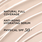 IT Cosmetics CC+ Cream SPF 50+ Full-Coverage CC Foundation, Hydrating Skincare, With Hyaluronic Acid, Niacinamide & Vitamin E for a Radiant Finish, Your Skin But Better, Shade: Fair Beige, 32ml
