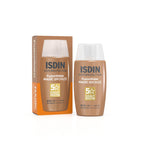 ISDIN Fusion Water MAGIC Color Medium SPF 50 Tinted Facial Sunscreen - Natural Coverage, Oil-Free, 50ml - Damaged Box
