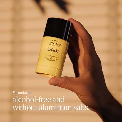 L'OCCITANE - C'edrat Deodorant Stick - 70 g - Aluminum-Free and alcohol-free formula - Made in France