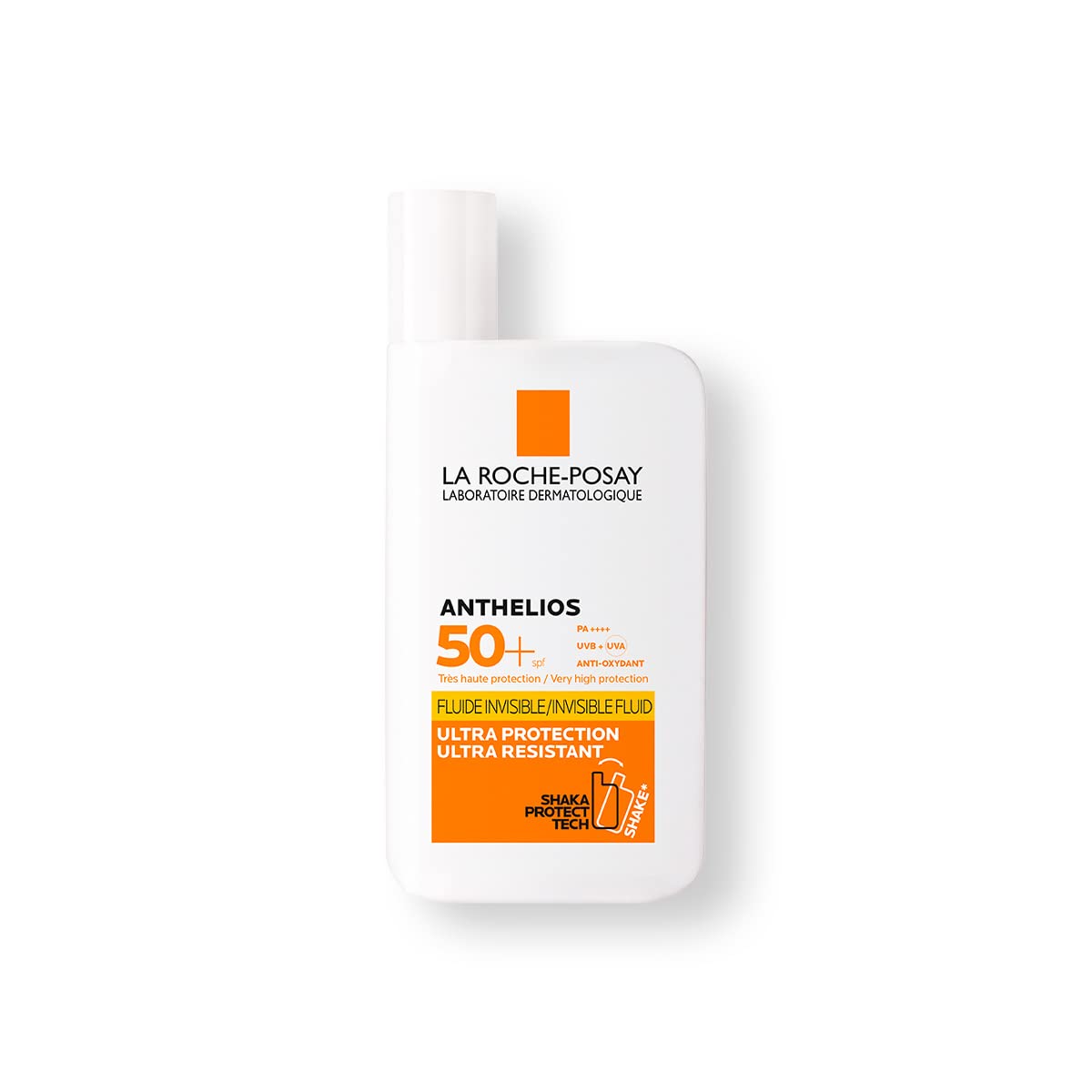 La-Roche-Posay Anthelios SPF30 Invisible Fluid Sunscreen for High Protection from UVB and UVA Rays, Light Weight and Ultra Resistant, Suitable for Sensitive Skin, 50ml
