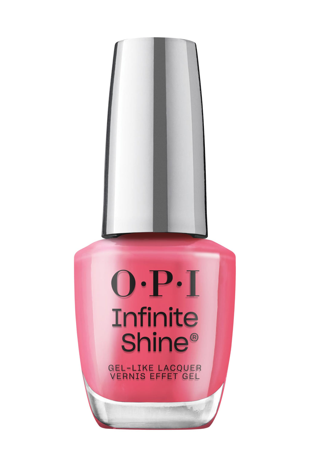 OPI Infinite Shine Nail Polish - Strawberry Margarita - Gel Like & Long Lasting Hot Pink Cr`eme Nail Polish - with Pre-Cured Gel Technology & OPI Pro-Wide Brush (15ml)