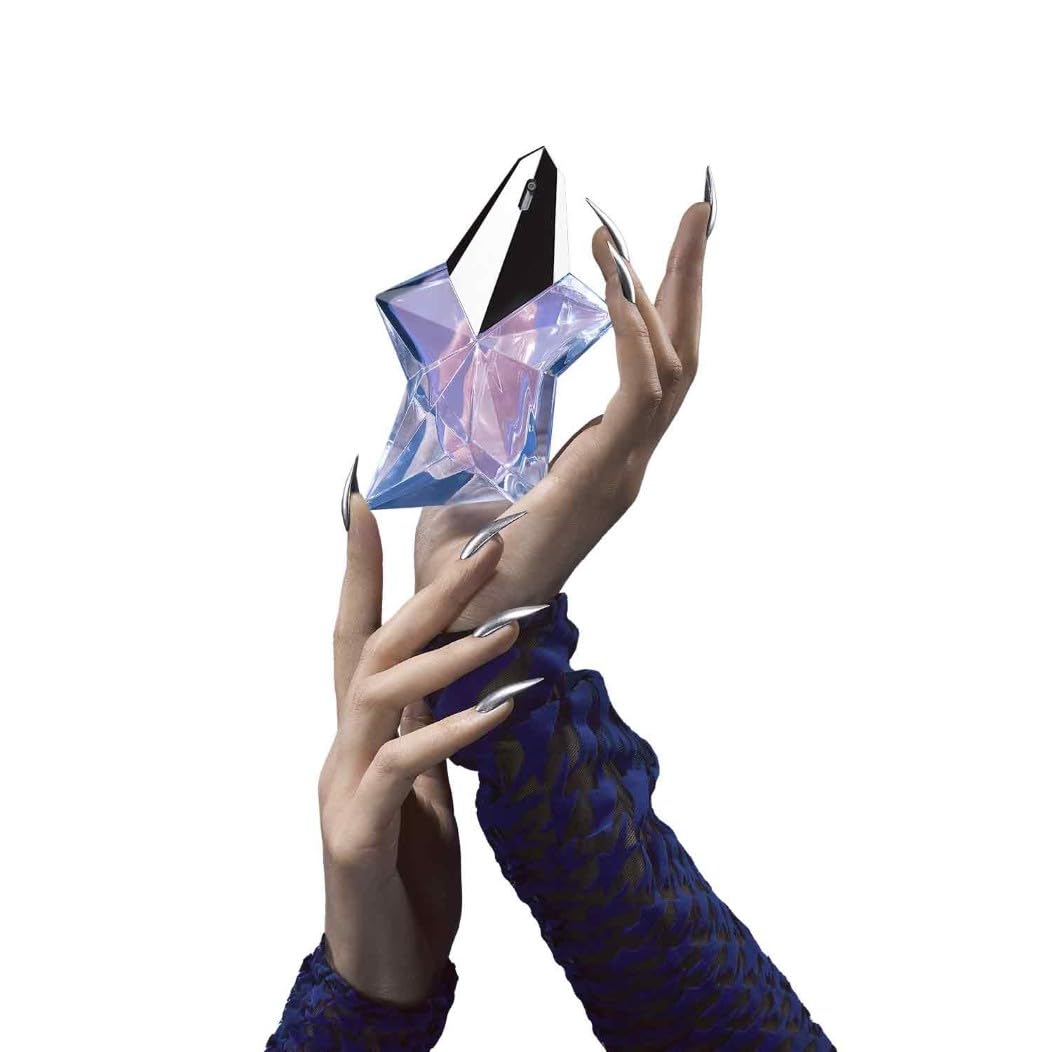 Mugler Angel Eau de Toilette for Women - Luminous Fruity Floral Gourmand Fragrance - Bergamot, Red Fruits, Praline, Patchouli Perfume - Damaged Box