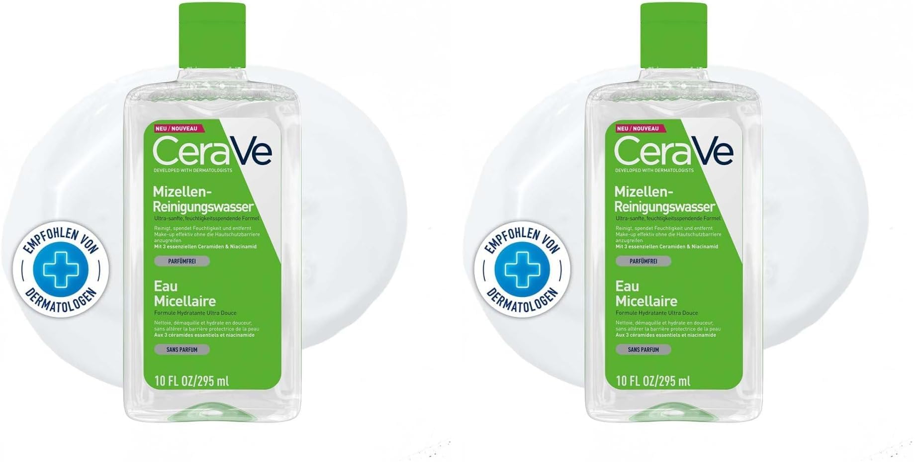 CeraVe Micellar Cleansing Water with Niacinamide and 3 Essential Ceramides for All Skin Types 295ml