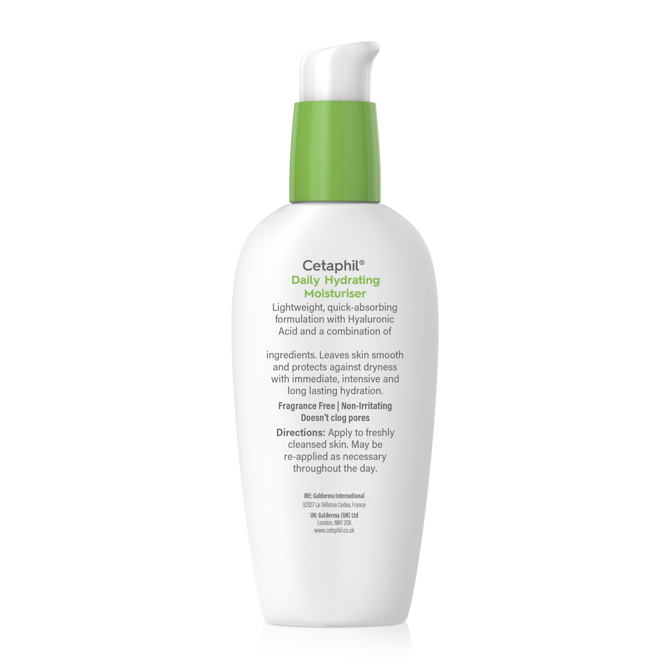 Cetaphil Daily Hydrating Face Moisturiser 88ml - Dry Sensitive Skin, Hyaluronic Acid, Fragrance Free, Lightweight Lotion - Damaged Box