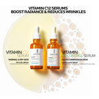 La Roche-Posay Pure Vitamin C12 Serum, Anti-Wrinkle Radiance Restoring Face Serum, 12% Pure Vitamin C, Salicylic Acid, Neurosensine, For Sensitive Skin, 30ml - Damaged Box