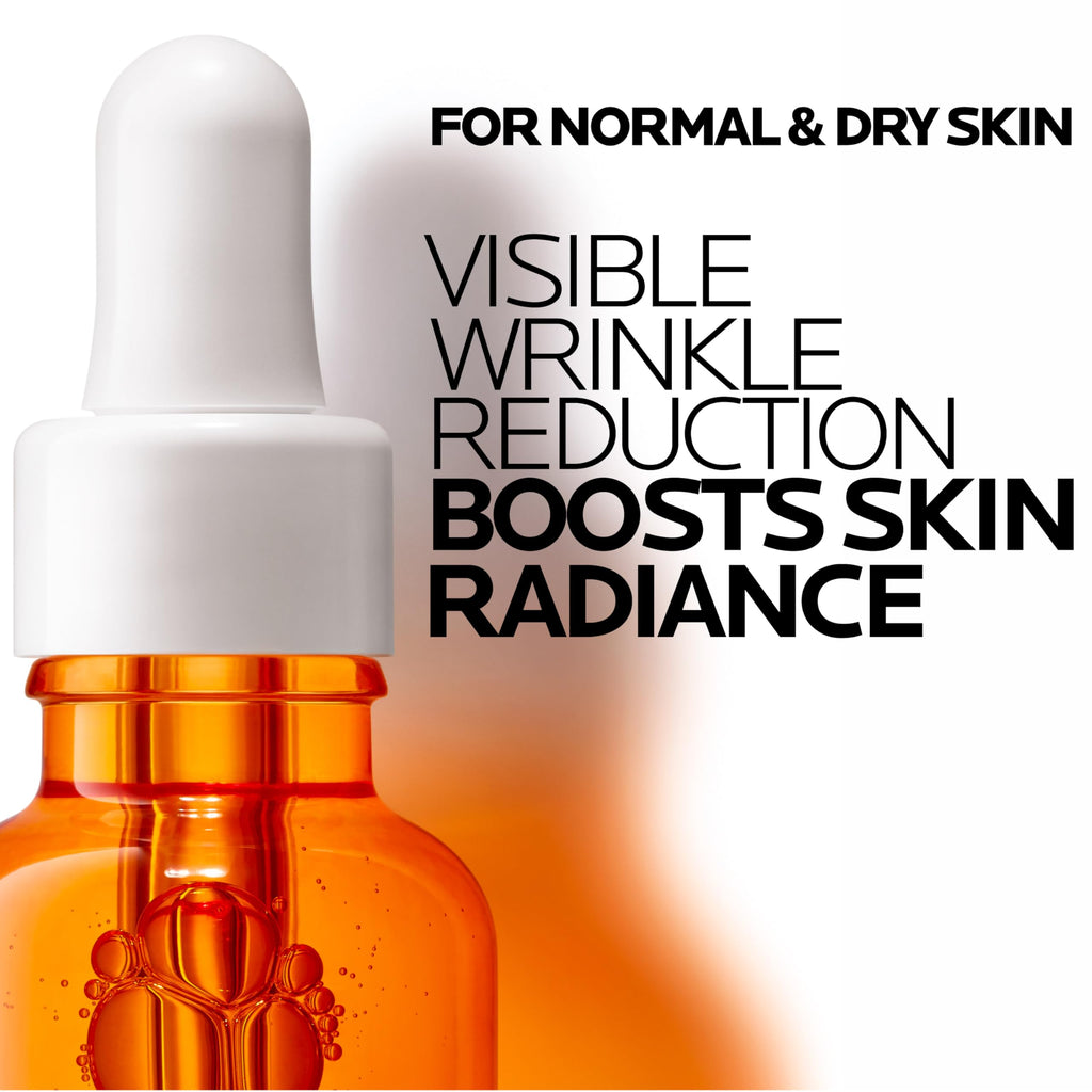 La Roche-Posay Pure Vitamin C12 Serum, Anti-Wrinkle Radiance Restoring Face Serum, 12% Pure Vitamin C, Salicylic Acid, Neurosensine, For Sensitive Skin, 30ml - Damaged Box