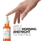 La Roche-Posay Pure Vitamin C12 Serum, Anti-Wrinkle Radiance Restoring Face Serum, 12% Pure Vitamin C, Salicylic Acid, Neurosensine, For Sensitive Skin, 30ml - Damaged Box