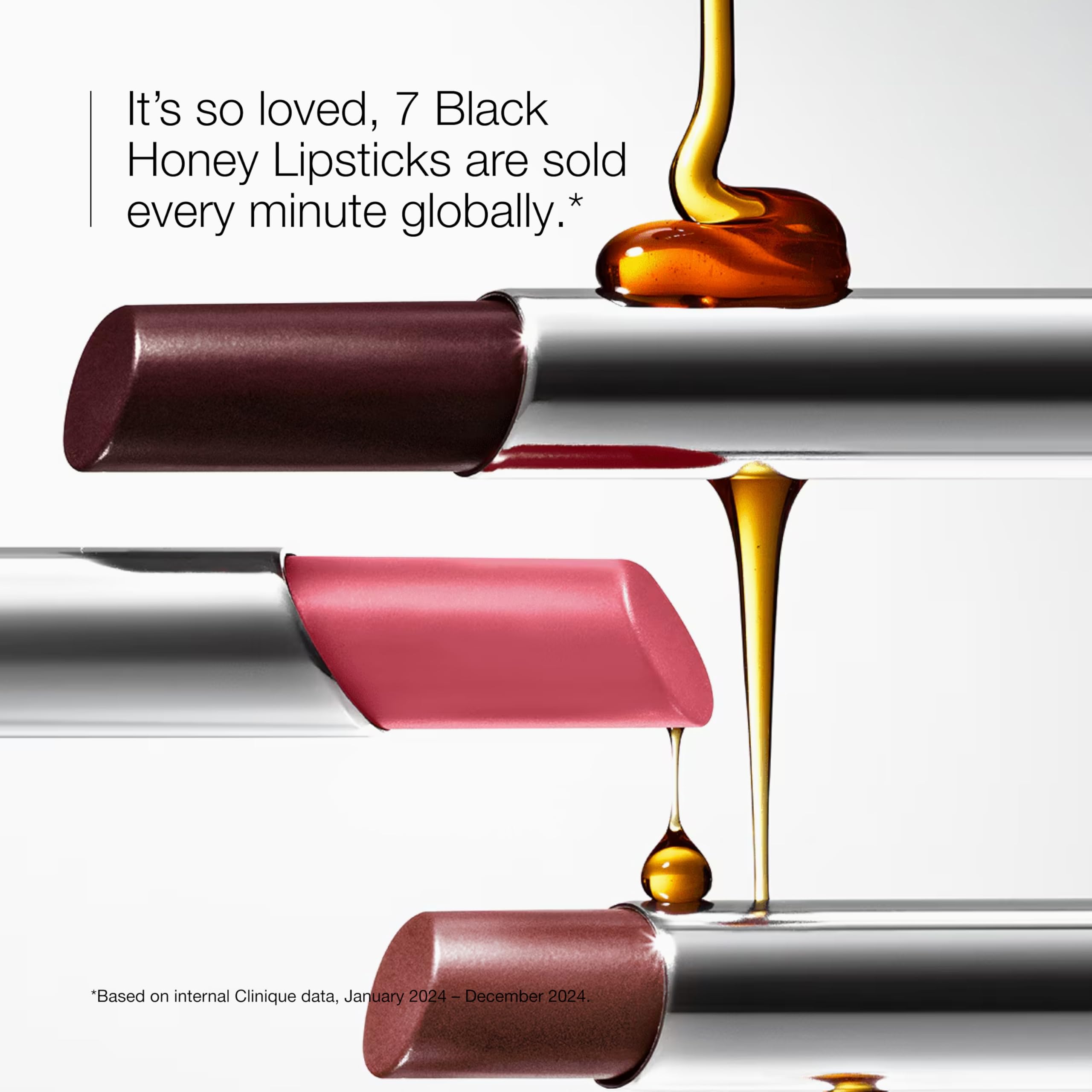 Clinique Almost Lipstick - 06 Black Honey - Sheer Lightweight Tint Lip Balm - Damaged Box